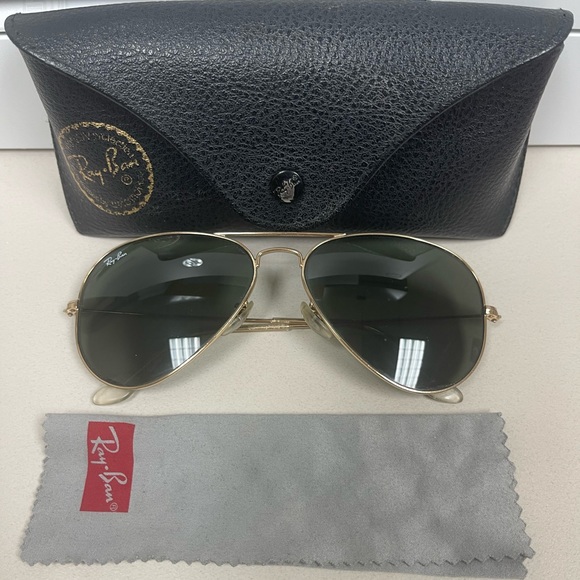 Ray-ban Aviator Classic - Case and Cleaning Cloth - Picture 1 of 2